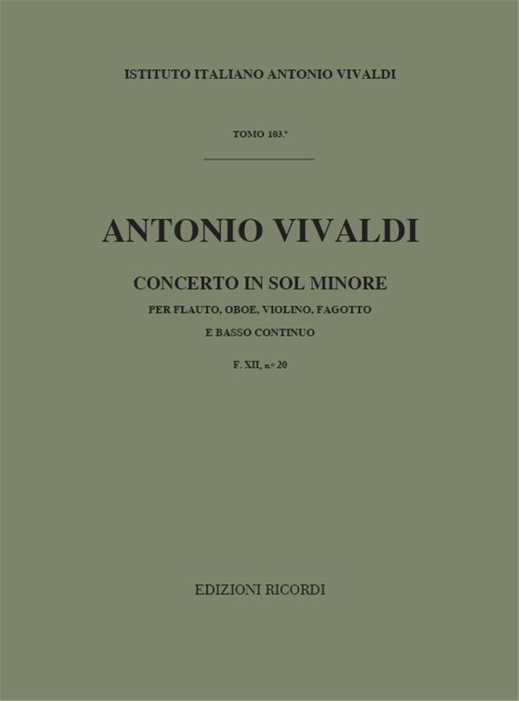 Concerti Per Strumenti Diversi E B.C.: